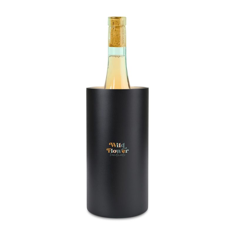 Aviana Rowan Recycled Stainless Steel Wine Chiller - Black