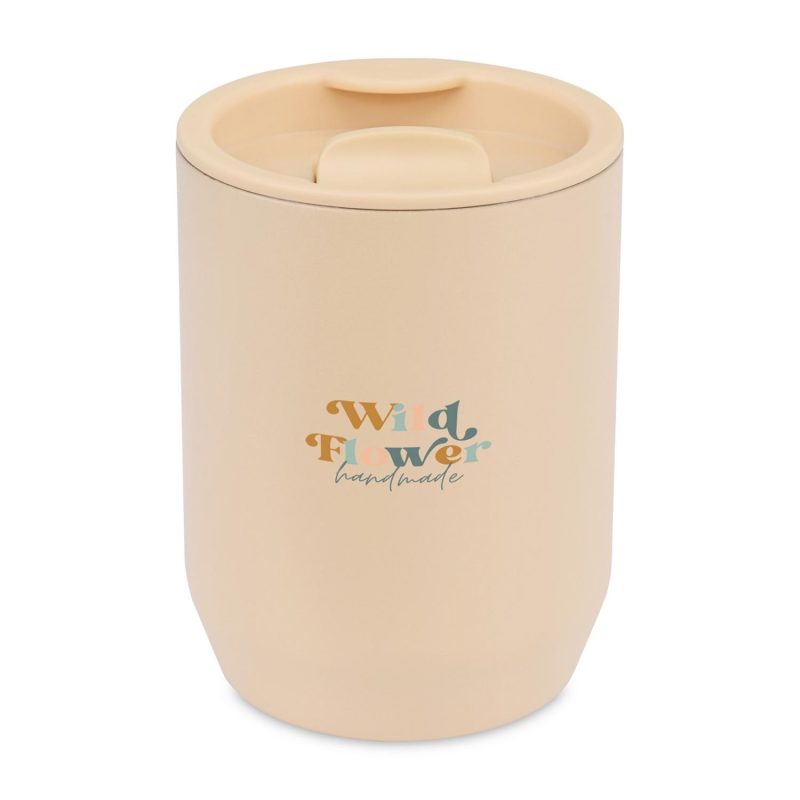 Aviana Rowan Recycled Stainless Steel Wine Tumbler - 15 Oz. - Light Peach - 2