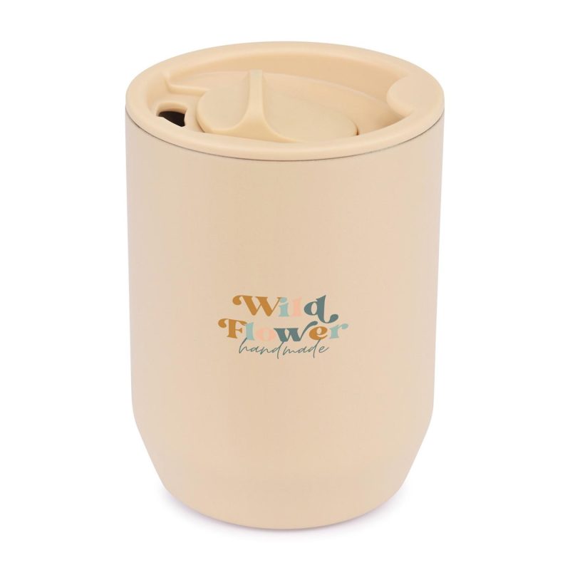 Aviana Rowan Recycled Stainless Steel Wine Tumbler - 15 Oz. - Light Peach - 3