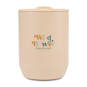Aviana Rowan Recycled Stainless Steel Wine Tumbler - 15 Oz. - Light Peach