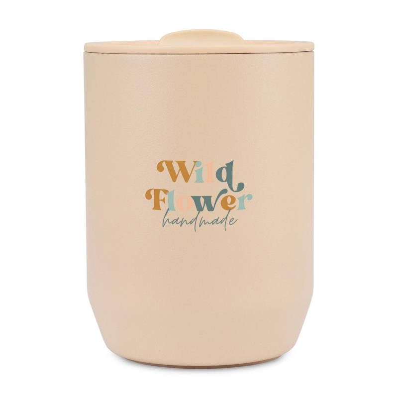 Aviana Rowan Recycled Stainless Steel Wine Tumbler - 15 Oz. - Light Peach
