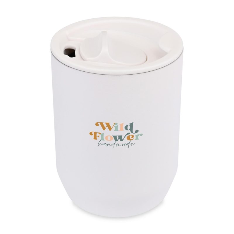 Aviana Rowan Recycled Stainless Steel Wine Tumbler - 15 Oz. - Marshmallow - 3