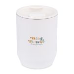 Aviana Rowan Recycled Stainless Steel Wine Tumbler - 15 Oz. - Marshmallow - 4