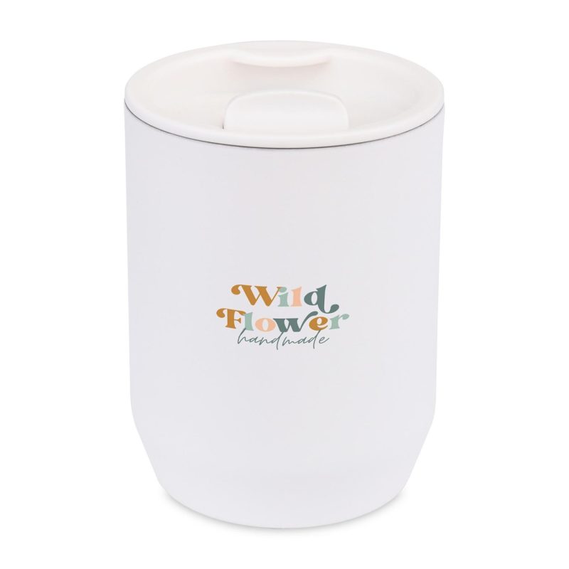 Aviana Rowan Recycled Stainless Steel Wine Tumbler - 15 Oz. - Marshmallow - 4
