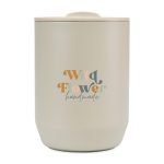 Aviana Rowan Recycled Stainless Steel Wine Tumbler - 15 Oz. - Taupe