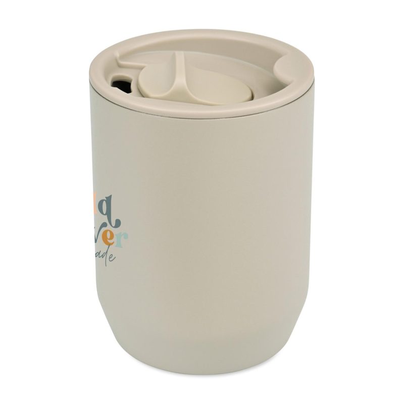 Aviana Rowan Recycled Stainless Steel Wine Tumbler - 15 Oz. - Taupe - 3