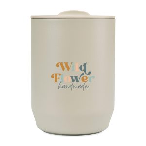 Aviana Rowan Recycled Stainless Steel Wine Tumbler - 15 Oz. - Taupe