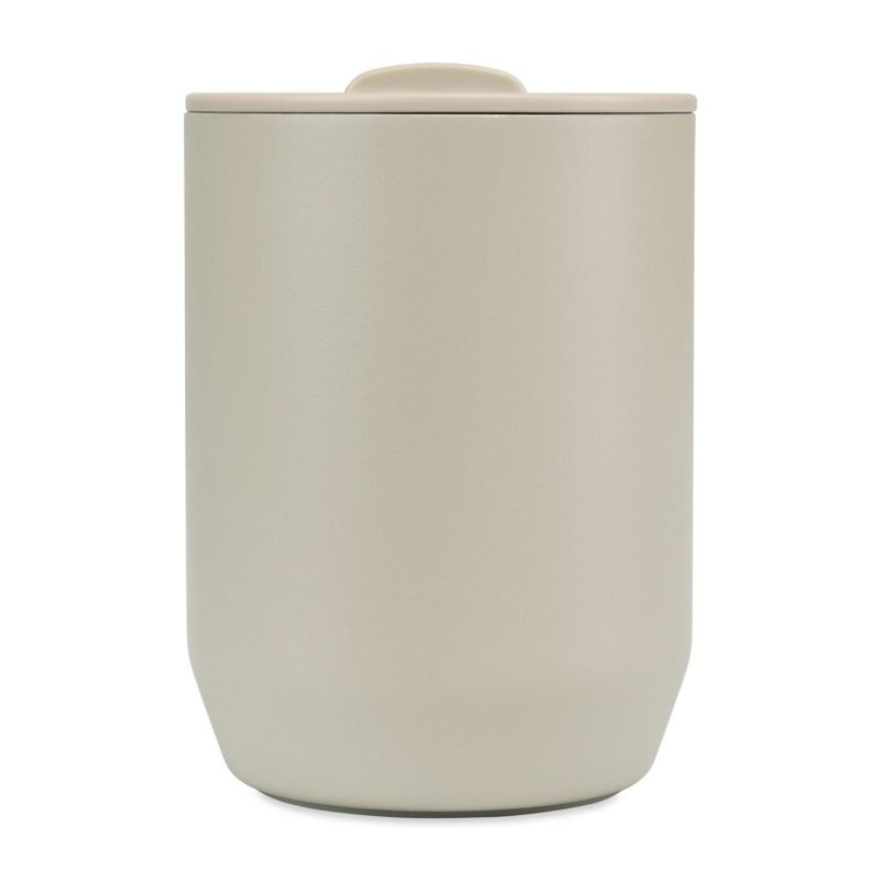 Aviana Rowan Recycled Stainless Steel Wine Tumbler - 15 Oz. - Taupe - 5