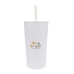 Aviana Rowan Recycled Straw Tumbler - 17 Oz. - Marshmallow