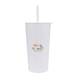 Aviana Rowan Recycled Straw Tumbler - 17 Oz. - Marshmallow