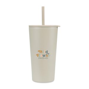 Aviana Rowan Recycled Straw Tumbler - 17 Oz. - Taupe
